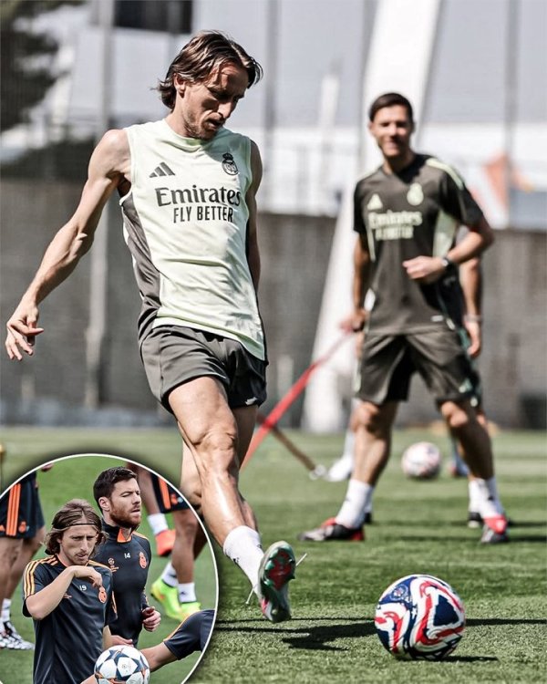 Two masters! ESPN posted photos: Modric Alonso once trained together, and the latter now coached the Magic Flute