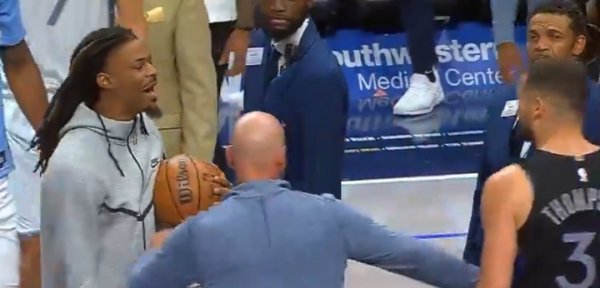 Many American media read lips😦! What Morant said to Clay was: You are a waste now...